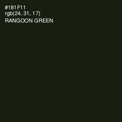#181F11 - Rangoon Green Color Image